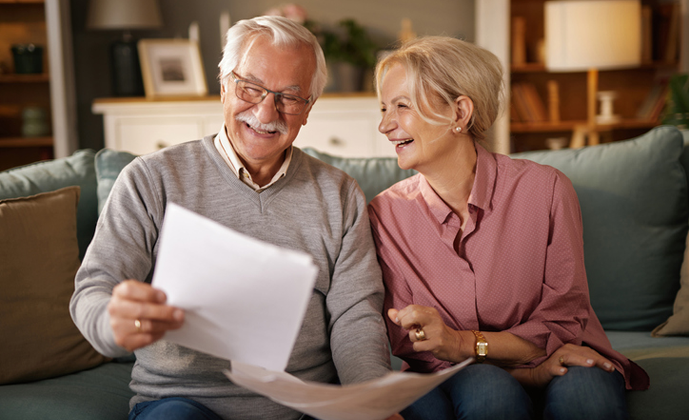 Older couple enjoying time together